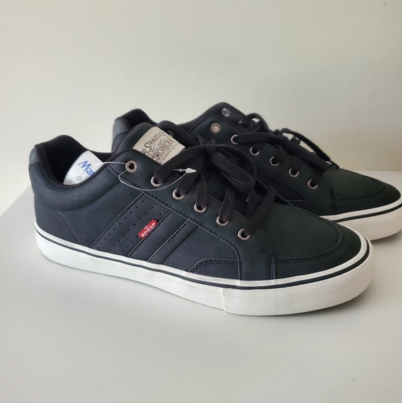 Levi's Other - Levi’s Navy Low Top Sneakers – Classic Casual Canvas Shoes